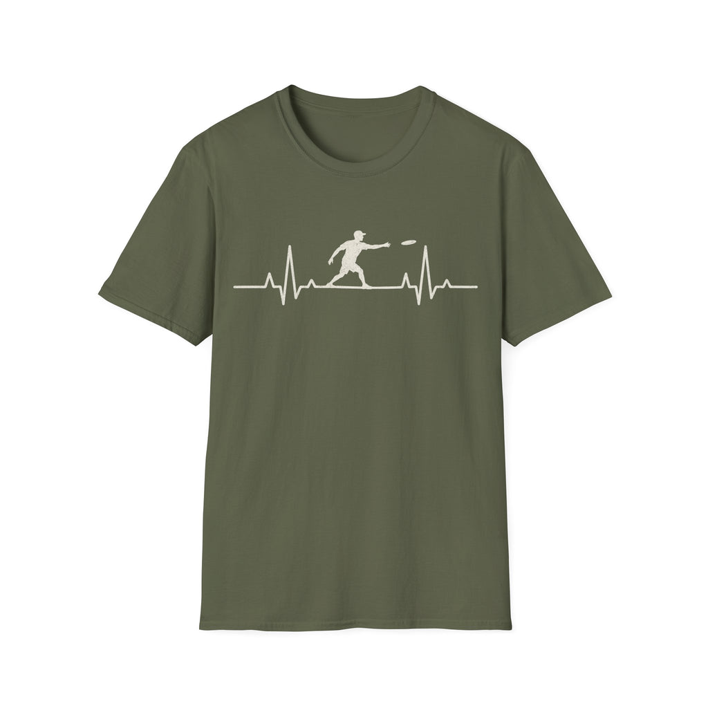 Disc Golf Heartbeat T Shirt