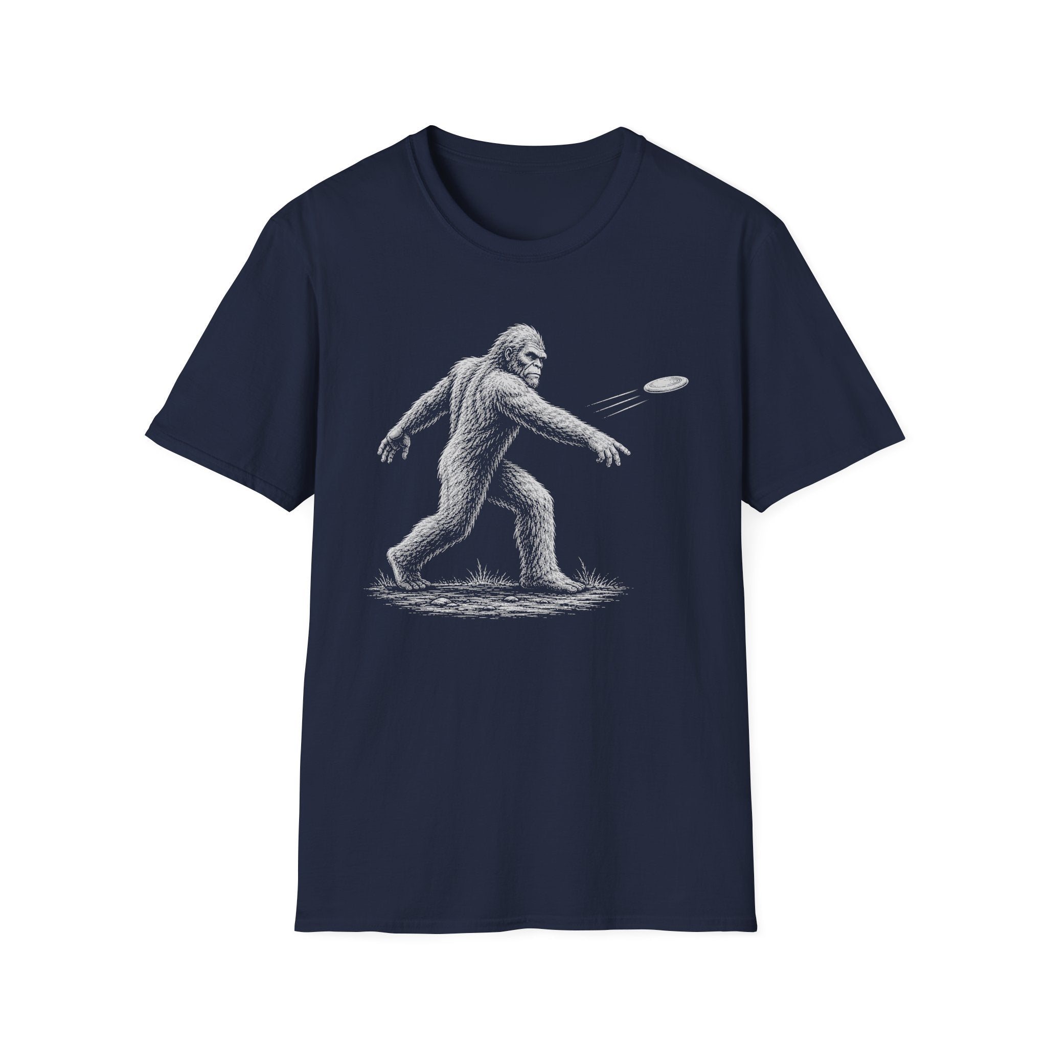 Bigfoot Throw T Shirt
