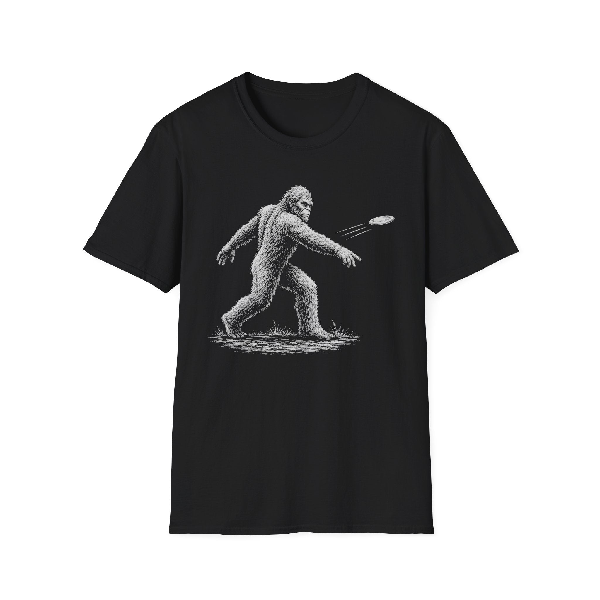Bigfoot Throw T Shirt