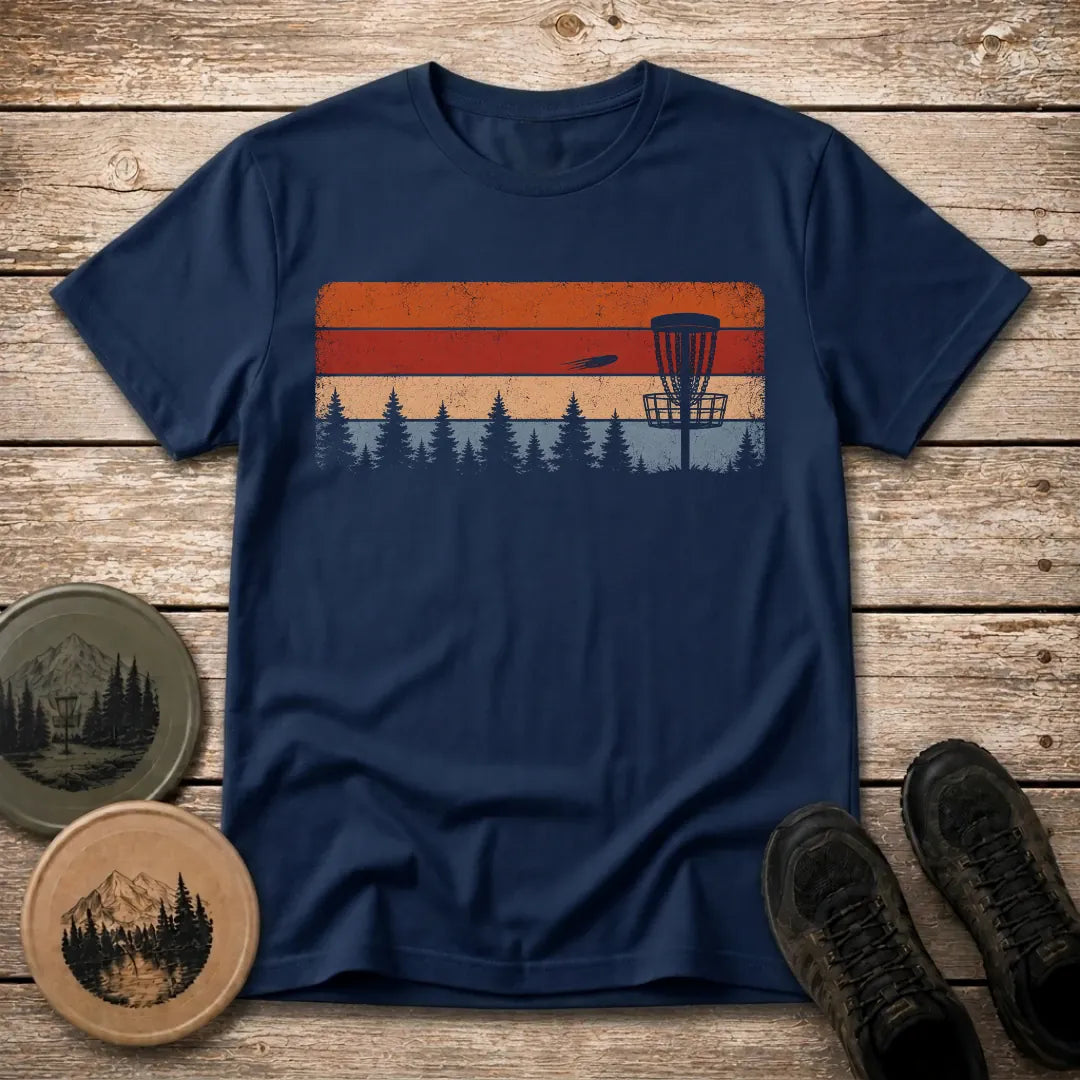 Retro Disc Golf T Shirt