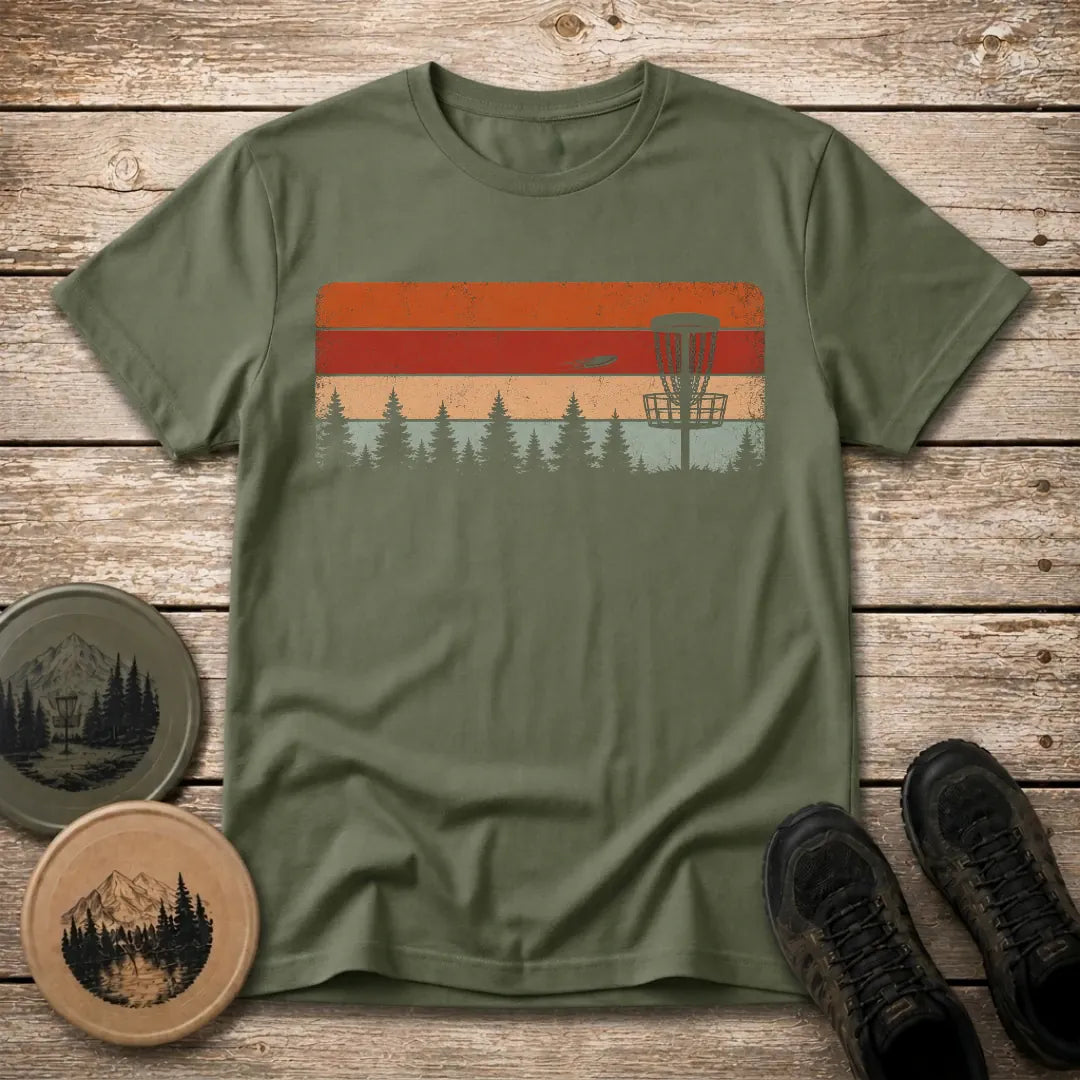 Retro Disc Golf T Shirt