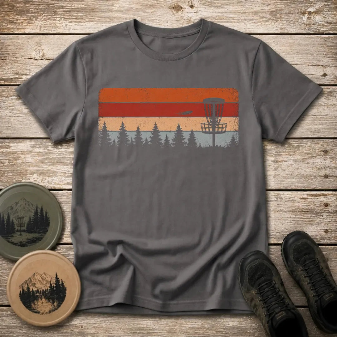 Retro Disc Golf T Shirt