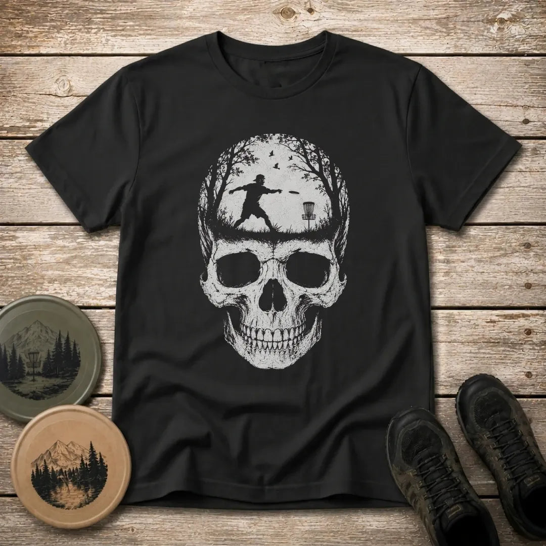 Skull Disc Golf T Shirt