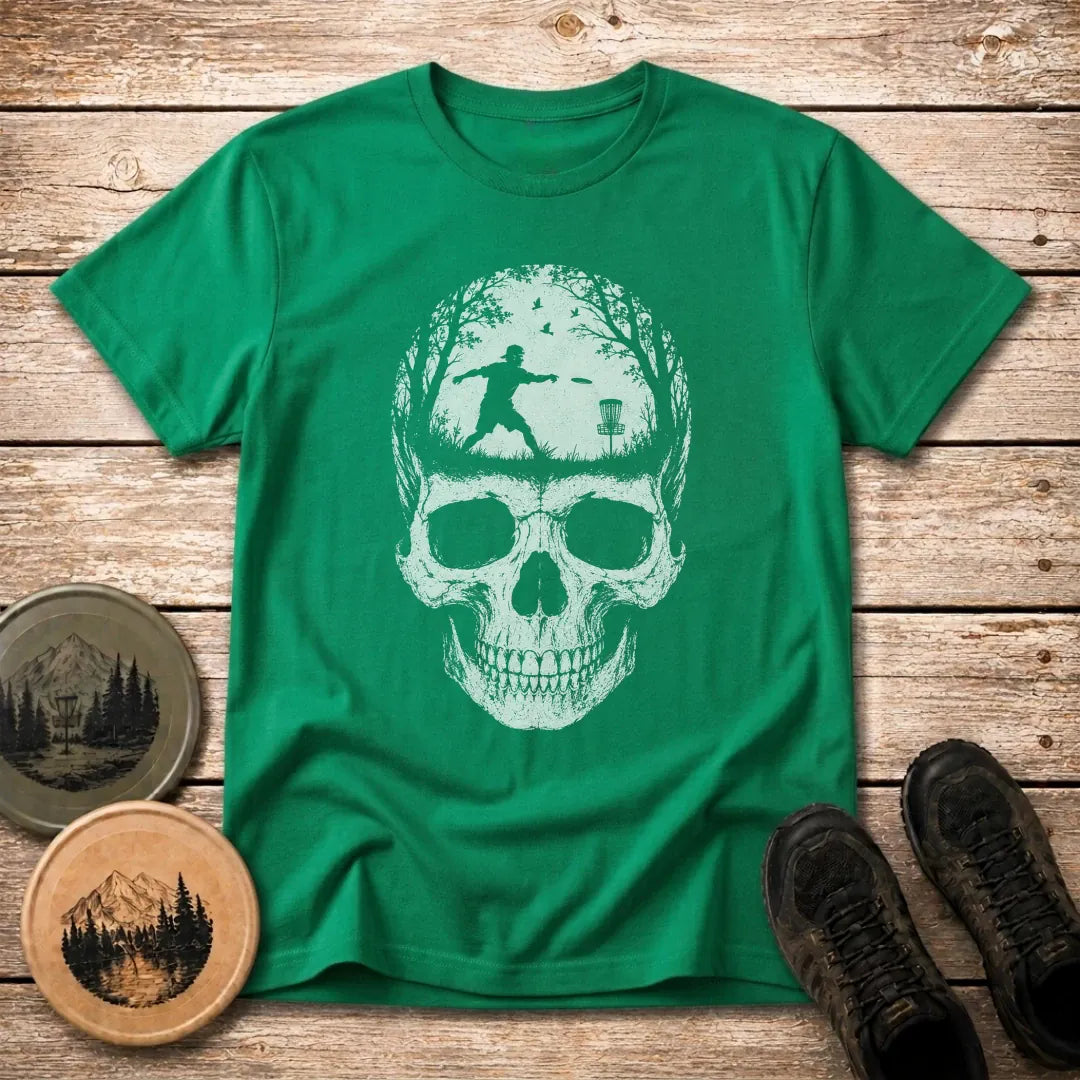 Skull Disc Golf T Shirt